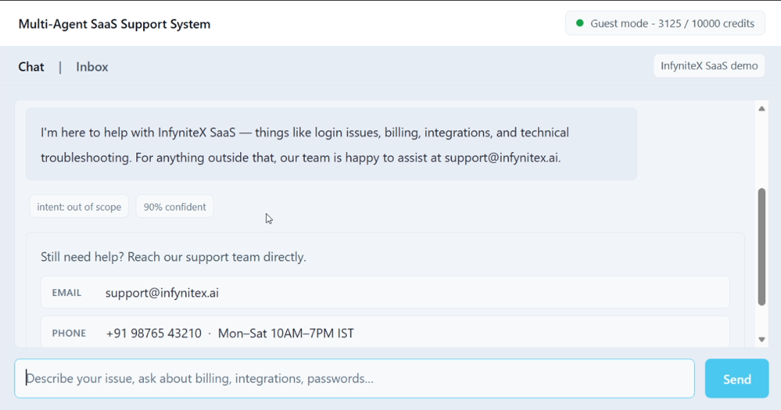 Enterprise Multi-Agent Customer Support Platform preview
